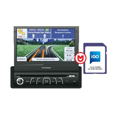 Macrom M-DVD6560 + NAVIGÁCIÓ 1 DIN méretű multimédia + navigációs kártya - Kép 1.