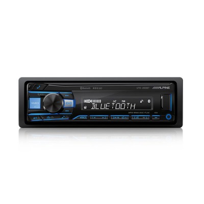 Alpine UTE-200BT iPod-Bluetooth-USB 1 DIN autórádió - Kép 1.