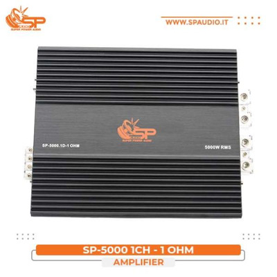 SP-5000.1D - 1OHM - 1CH erősítő, monoblokk
