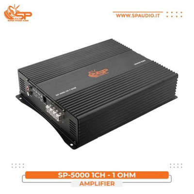 SP-5000.1D - 1OHM - 1CH erősítő, monoblokk - Kép 1.