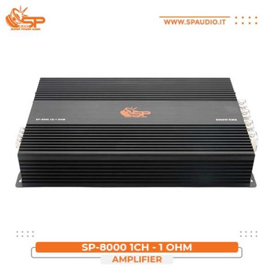 SP-8000.1D - 1OHM - 1CH erősítő monoblokk - Kép 1.