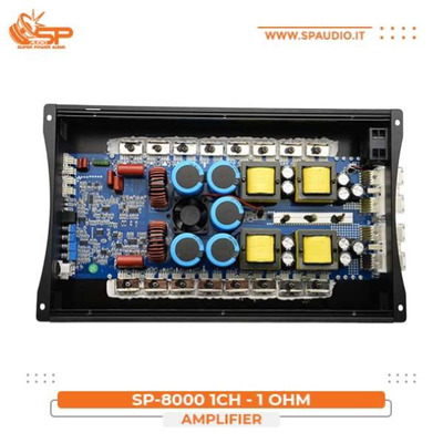 SP-8000.1D - 1OHM - 1CH erősítő monoblokk - Kép 1.