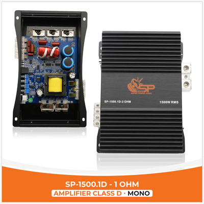 Sp Audio SP-1500.1D - 1OHM - 1CH monoblokk erősítő
