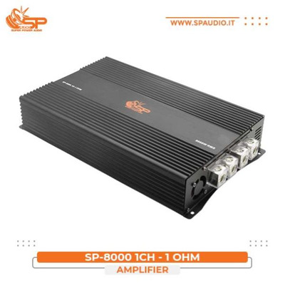 Sp Audio SP-8000.1D - 1OHM - 1CH erősítő monoblokk