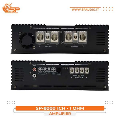 Sp Audio SP-8000.1D - 1OHM - 1CH erősítő monoblokk - Kép 1.