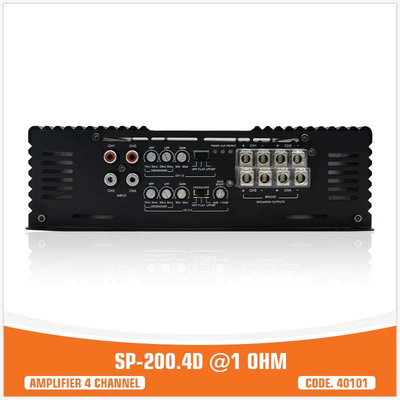 SP Audio SP200X4D erősítő, 4x200watt RMS 1ohm - Kép 1.