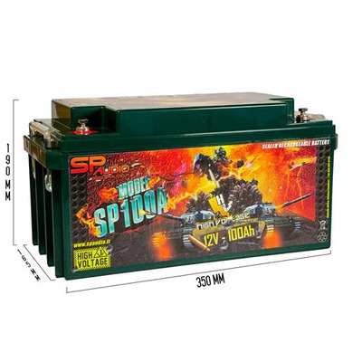 SP100 AGM Akkumulátor - Kép 1.